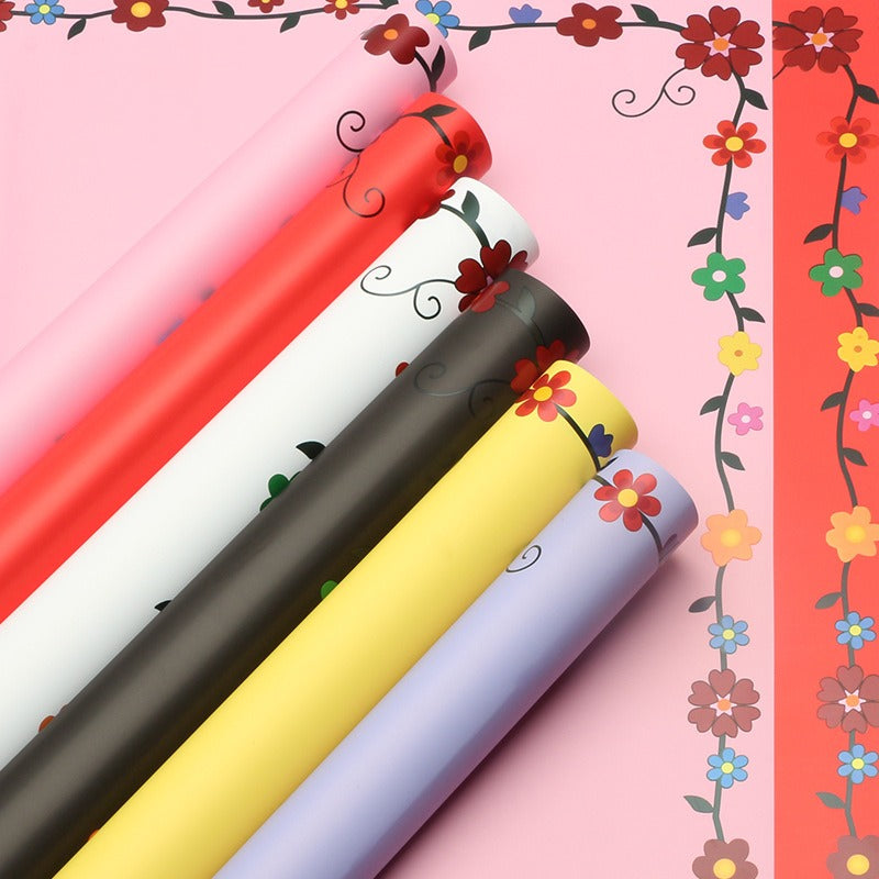 Pretty Flower Korean Wrapping Paper