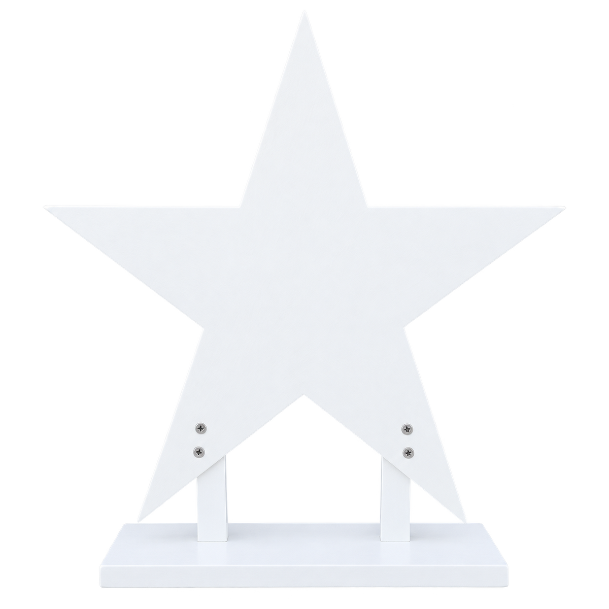 18" Wooden Star Vase