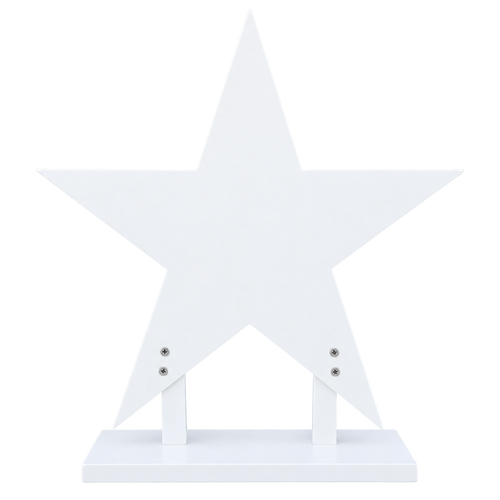 18" Wooden Star Vase