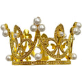2.75" Gold Mini Pearl Crown