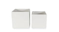 White Ceramic Cube 6x6 - 5x5