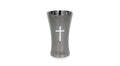 Drop In Vase With Cross 5x8