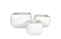 Large White Ceramic Set Of 3