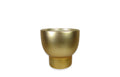 Gold Pedestal Planter