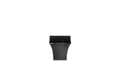 Black Square Pot