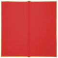 Gold Edge Red Floral Wrapping Paper - 20 Sheets