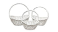 White Boat Baskets